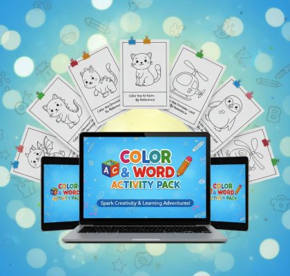 color & word activity pack 8